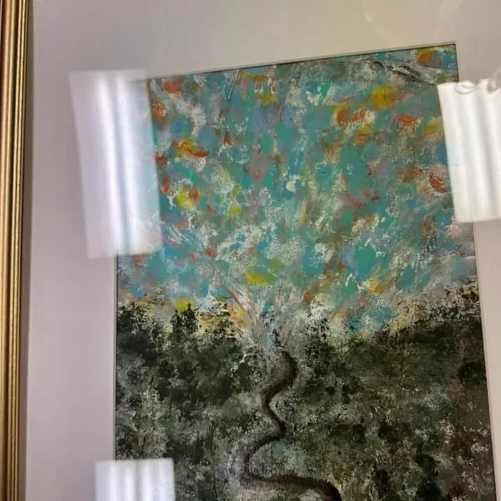 Original framed painting ‎ one of a kind